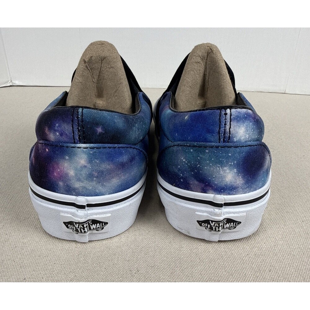 Vans Classic Slip On Galaxy Nebula Cosmic Shoes Men 9.5 Women 11 Blue Purple - Picture 3 of 12